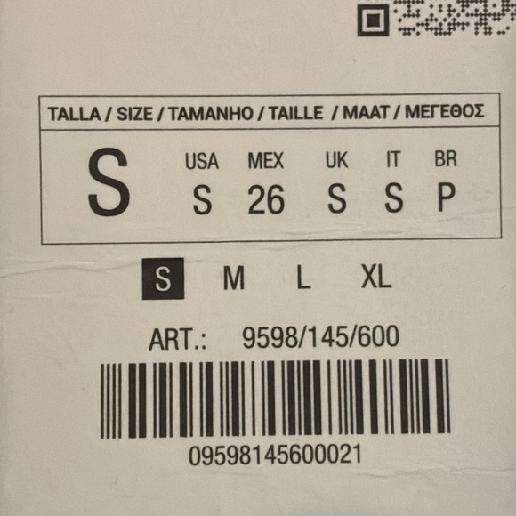 NWT. Zara Red Wool/Silk Blend Sweater. Size S. - Picture 7 of 9